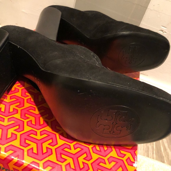 Tory Burch Stella Solid Oxford Leather Suade - Picture 5 of 10